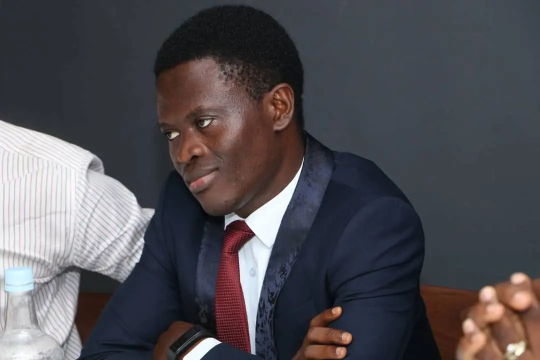 Taiwo Peace Oyeniyi speaking during a professional engagement