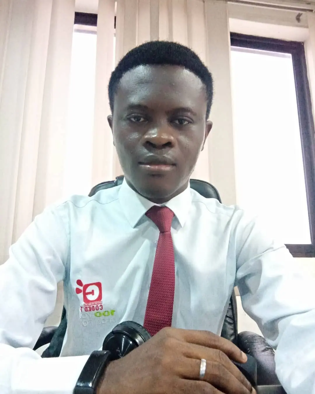 Taiwo Peace Oyeniyi in a professional portrait