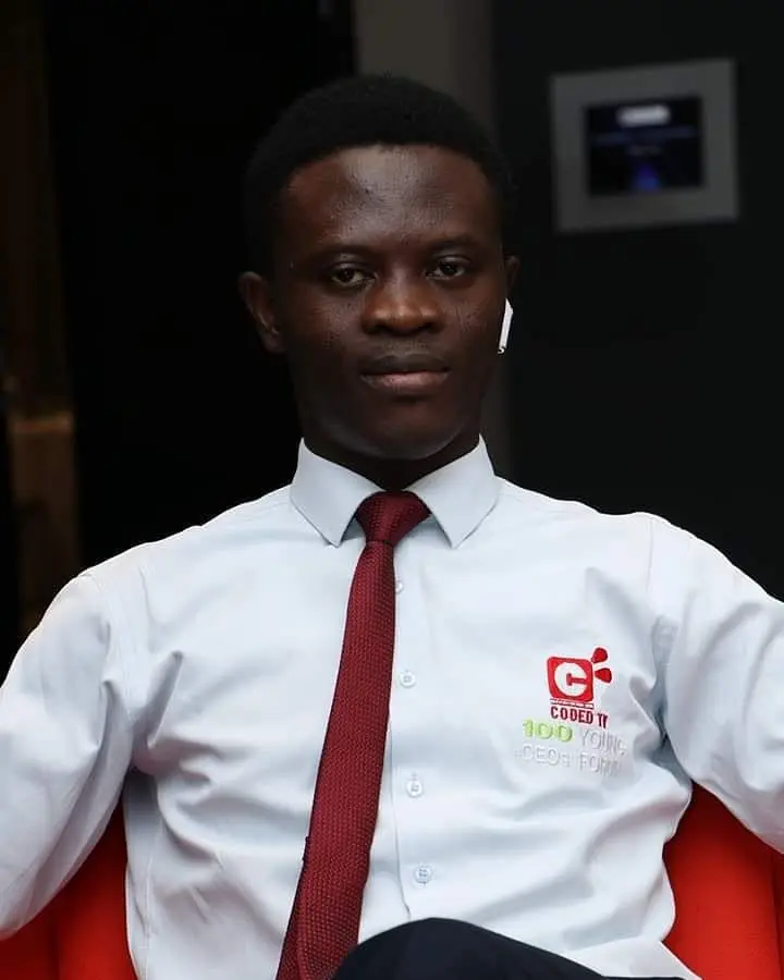 Taiwo Peace Oyeniyi in a branded professional portrait